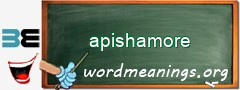 WordMeaning blackboard for apishamore